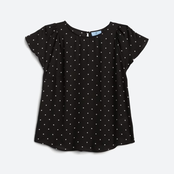👚 Sharaden Flutter Sleeve Blouse - Cece Sportswear - Stitch Fix - Picture 5 of 7